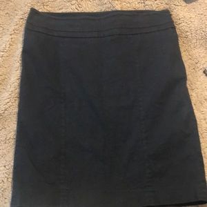 Loft black lined skirt. Size 10